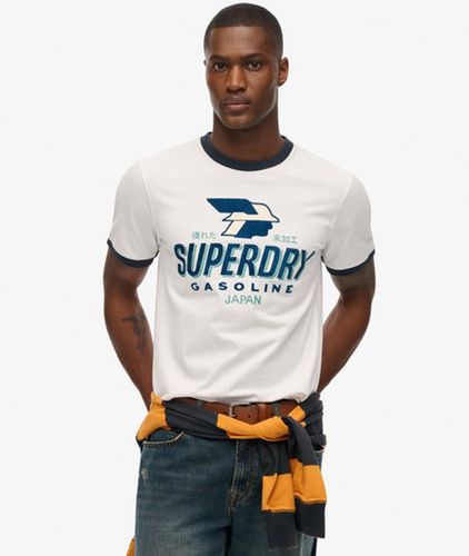 Herren Baumwolle Grafik Lässiges Modern Industry T-Shirt, & - Größe: XL - Superdry - Modalova