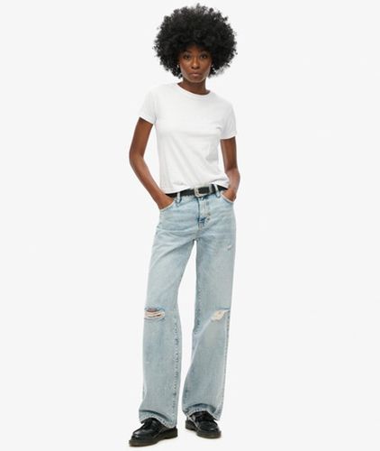 Damen Jeans aus Bio-Baumwolle mit Mittlerer Leibhöhe, Größe: 28/30 - Superdry - Modalova
