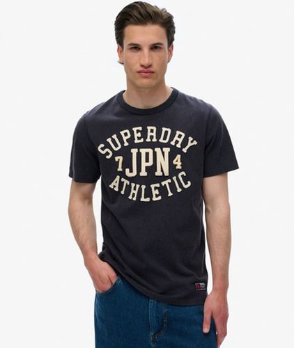 Men's Vintage Athletic Short Sleeve T-shirt / Eclipse - Size: S - Superdry - Modalova