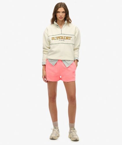 Damen Essential Logo Shorts mit Stückfärbung - Größe: 36 - Superdry - Modalova