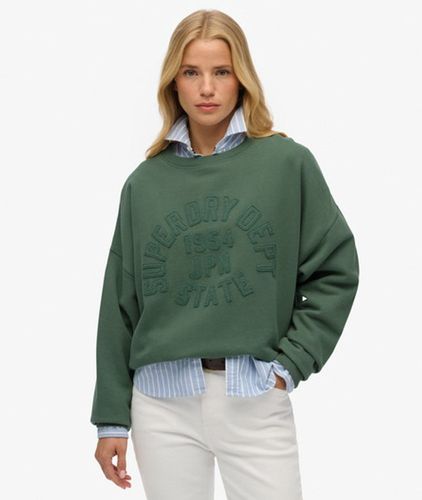 Women's Athletic Essentials Rundhals-sweatshirt mit Abgestimmten Applikationen - Größe: 38 - Superdry - Modalova