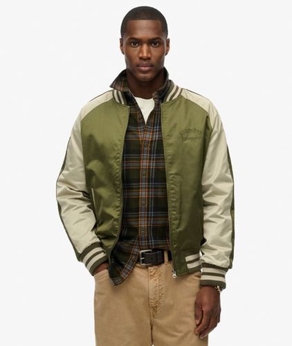 Men's Souvenir Bomber Jacket / Olive Night - Size: M - Superdry - Modalova