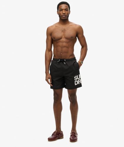 Men's Sportswear 43,2 cm Badeshorts mit Logo - Größe: S - Superdry - Modalova