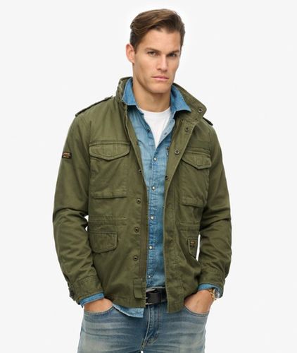 Men's Rookie Field Jacket / Army Green - Size: XL - Superdry - Modalova