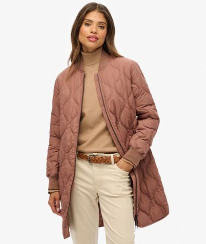 Damen Lange Liner Steppjacke - Größe: 44 - Superdry - Modalova