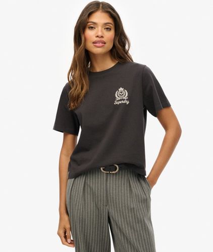 Damen Kastiges, Lockeres Country Club T-shirt - Größe: 36 - Superdry - Modalova