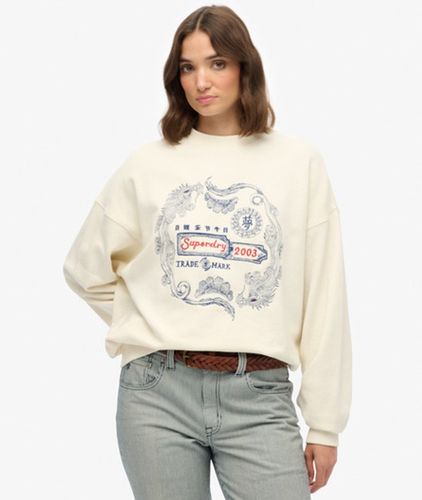 Damen Tokyo Narrative OverGrößed Sweatshirt - Größe: 40 - Superdry - Modalova