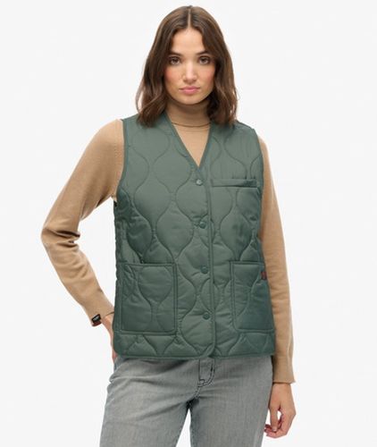 Damen Gesteppte Lite Liner Weste - Größe: 42 - Superdry - Modalova