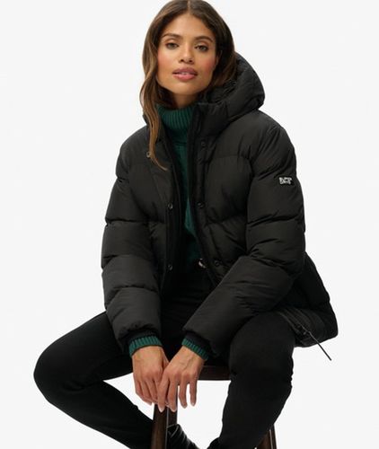 Damen 5 Baffle Sports Steppjacke mit Kapuze - Größe: 44 - Superdry - Modalova