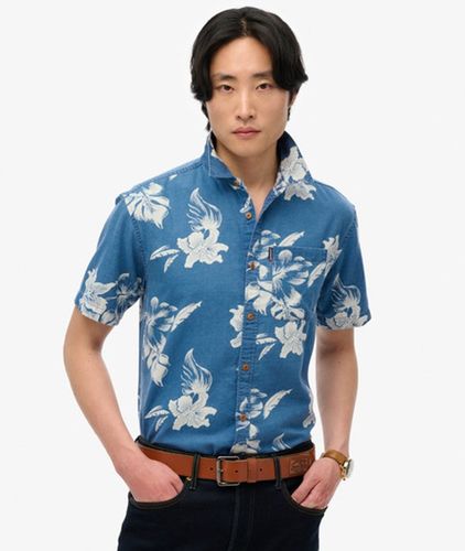 Men's Kurzärmeliges Vintage Loom Hemd - Größe: XL - Superdry - Modalova