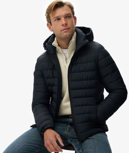Men's Hooded Fuji Padded Jacket / Eclipse - Size: Xxl - Superdry - Modalova