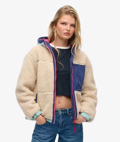 Damen Vintage Kapuzen-fleecejacke / - Größe: 42 - Superdry - Modalova