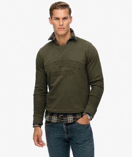 Herren Athletic Sweatshirt mit Prägung - Größe: L - Superdry - Modalova