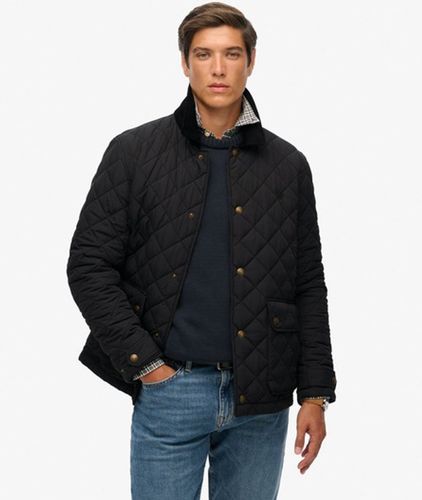 Men's Quilted Estate Coach Jacket / Meteorite - Size: Xxl - Superdry - Modalova