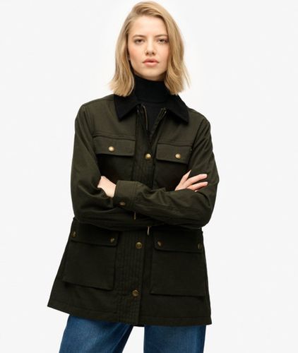 Damen Gewachste Jacke - Größe: 42 - Superdry - Modalova