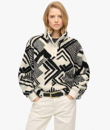 Damen Superweicher Bedruckter Teddy-fleece / - Größe: 40 - Superdry - Modalova