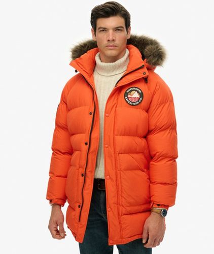 Men's Everest Longline Baffled Parka / Bold - Size: Xxl - Superdry - Modalova