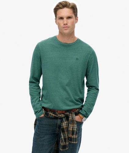 Men's Classic Essential Top / Washed Slate Grey - Size: S - Superdry - Modalova