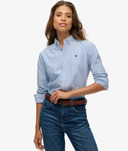 Damen Oxford Hemd mit Schmalem Schnitt - Größe: 40 - Superdry - Modalova