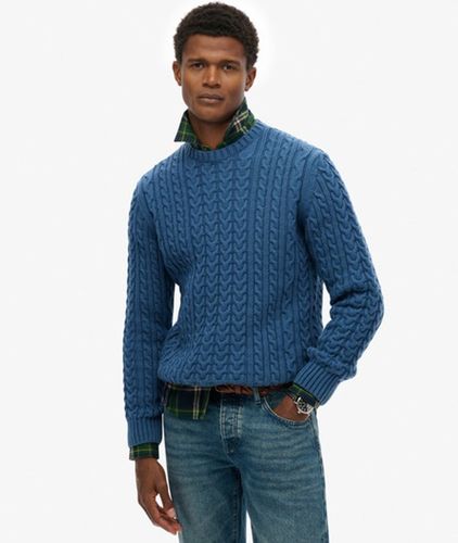 Herren Jacob Zopfstrick-pullover - Größe: S - Superdry - Modalova