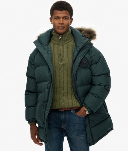 Herren Langer Everest Baffled Parka - Größe: S - Superdry - Modalova