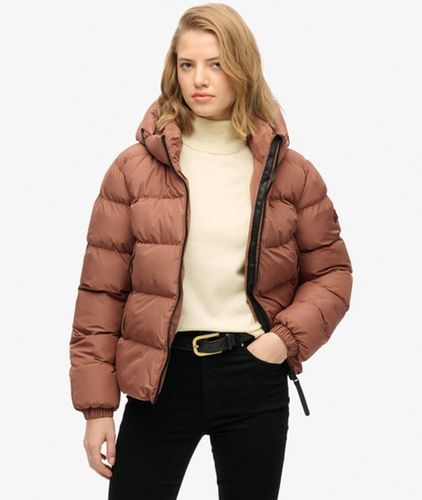 Damen Sportliche Kapuzen-steppjacke - Größe: 42 - Superdry - Modalova