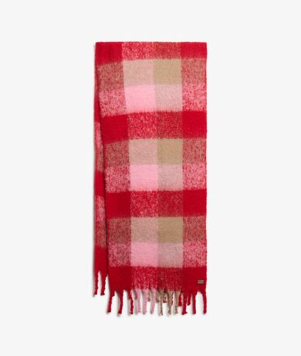 Damen Karierter Schal - Größe: 1Größe - Superdry - Modalova