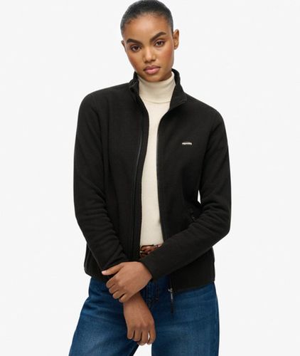 Damen Polar Fleecejacke mit Durchgehendem Reißverschluss, - Größe: 36 - Superdry - Modalova