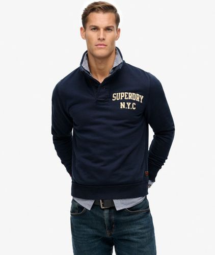 Herren Vintage Athletic Henley-sweatshirt - Größe: M - Superdry - Modalova