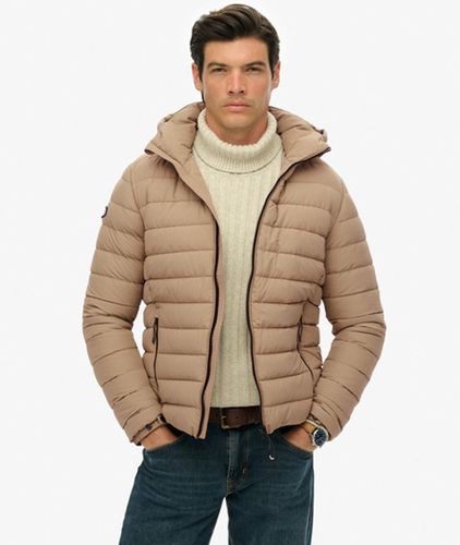 Herren Fuji Steppjacke mit Kapuze - Größe: S - Superdry - Modalova