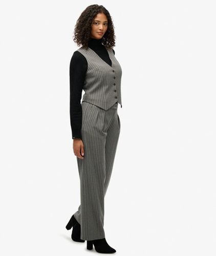 Damen Mid Rise Nadelstreifen-hose - Größe: 38 - Superdry - Modalova