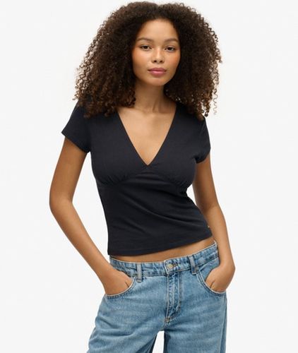 Damen Korsett-oberteil mit überschnittenen Schultern - Größe: 44 - Superdry - Modalova