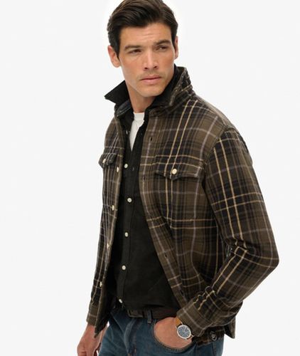 Herren The Merchant Store - Kariertes Hemd - Größe: L - Superdry - Modalova