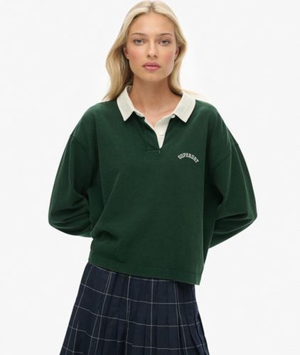 Damen Athletic Essentials Grafik-rugbyshirt - Größe: 36 - Superdry - Modalova