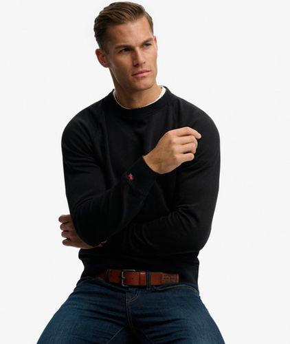 Men's Essential Logo Raglan Crew Sweatshirt - Size: Xxl - Superdry - Modalova