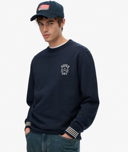 Herren Baumwolle Grafik Athletic Club Sweatshirt mit Rundhalsausschnitt, - Größe: L - Superdry - Modalova