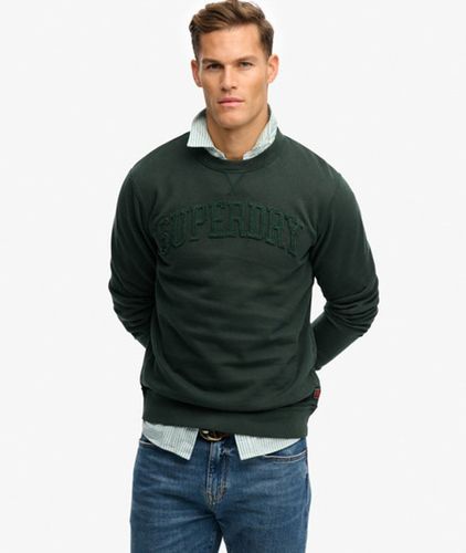 Men's Vintage Athletic Tonal Crew Sweatshirt / Eagle - Size: S - Superdry - Modalova