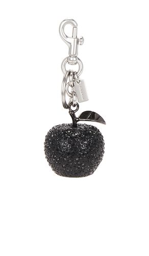 Charm para bolso small crystal apple en color negro talla all - Coach - Modalova