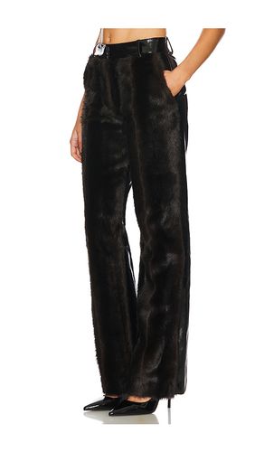 Barberini Faux Fur Pant in . Size 6. Also in 8 - AKNVAS - Modalova