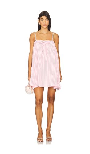 Crystal Grommet Poplin Mini Dress in . Taglia L. Also in S, XS - AREA - Modalova