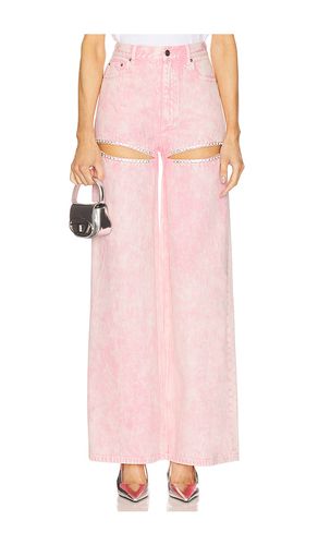 JEAN LARGE CRYSTAL SLIT en . Taille 26. Also en 27 - AREA - Modalova