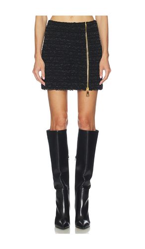Zipped Tweed Skirt in . Taglia 34/0. Also in 38/4 - BALMAIN - Modalova