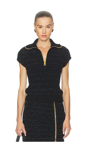 Zipped Short Sleeve Tweed Top in . Taglia 36/2. Also in 38/4 - BALMAIN - Modalova