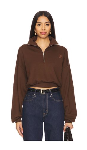 Cropped Half Zip Sweatshirt in . Taglia L. Also in M, XL - Eterne - Modalova