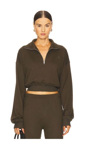 Cropped Half Zip Sweatshirt in . Taglia L. Also in XL - Eterne - Modalova