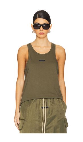 Camiseta tirantes en color verde talla L (también en M, S, XS) - Fear of God ESSENTIALS - Modalova