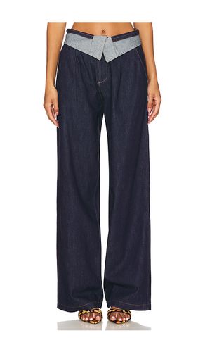 JEAN JAMBES LARGES ET REVERS ISABELLA en -. Taille L. Also en XL - OSIS STUDIO - Modalova