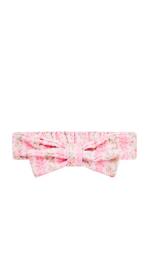 Diadema con lazo headband with bow en color rosado talla all - LoveShackFancy - Modalova