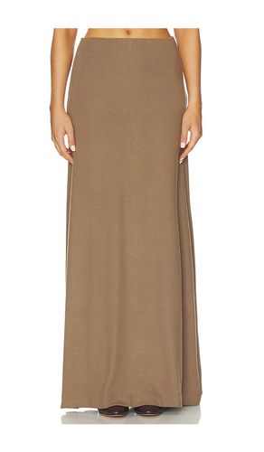 Falda maxi lauren en color bronce talla L (también en M, S, XL, XS) - LESET - Modalova
