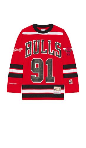 NBA Bulls Dennis Rodman Maxxed Out Jersey in . Taglia L. Also in M, S, XL/1X - Mitchell & Ness - Modalova